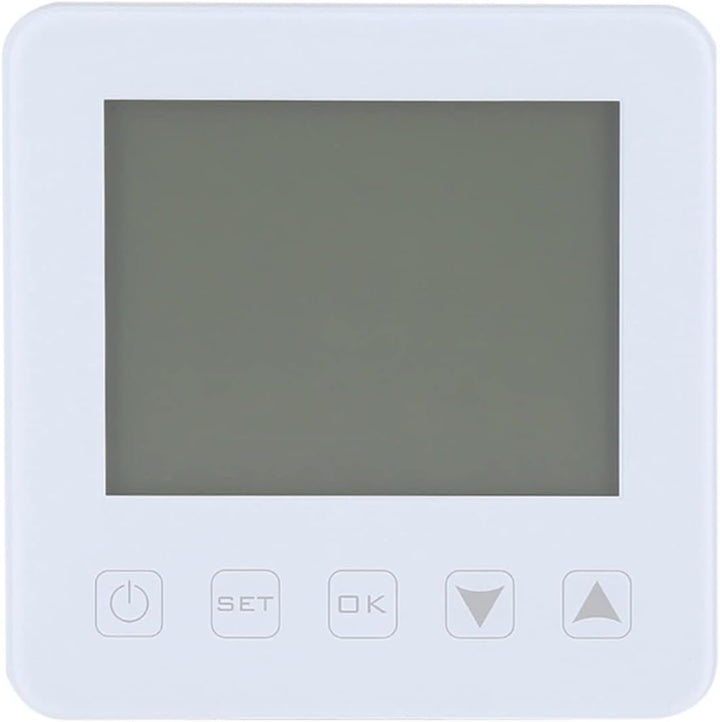 FTVOGUE Programmierbarer Thermostat, 16 A LCD-Display Digital Thermostat für elektrische Heizung Rau
