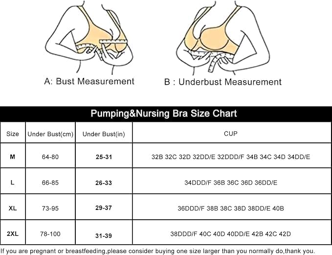 iloveSIA Hands-Free Pumping-BH – Verstellbar, Bequem und Unterstützend für Stillende Mütter, Ideal z
