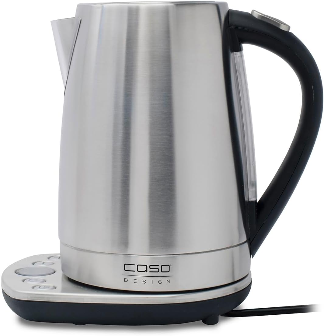 Caso WK 2200 electric kettle 1.7 L 2200 W Black Stainless steel
