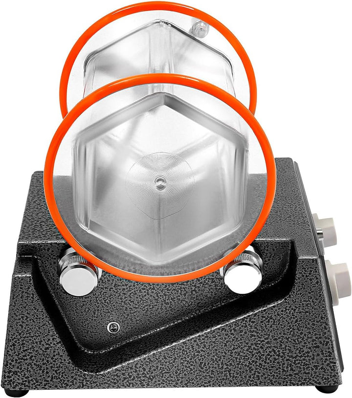 Poliertrommel Schmuck-Poliermaschine,Professionelle Poliermaschine für Schmuck & Münzen – 60W Motor,
