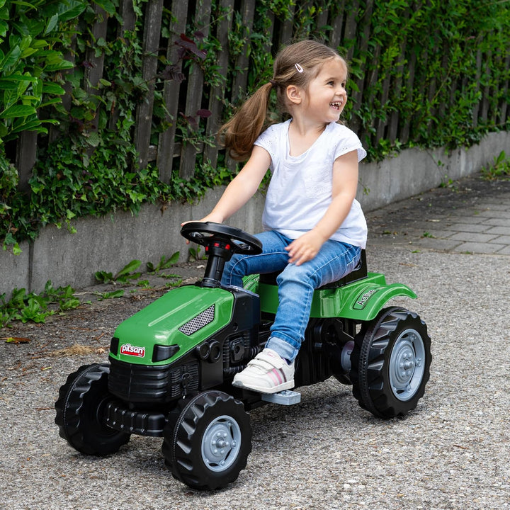 Lemodo Trettraktor ab 3 Jahre | Kinder Traktor in grün| Traktor zum draufsitzen | Kindertraktor mit