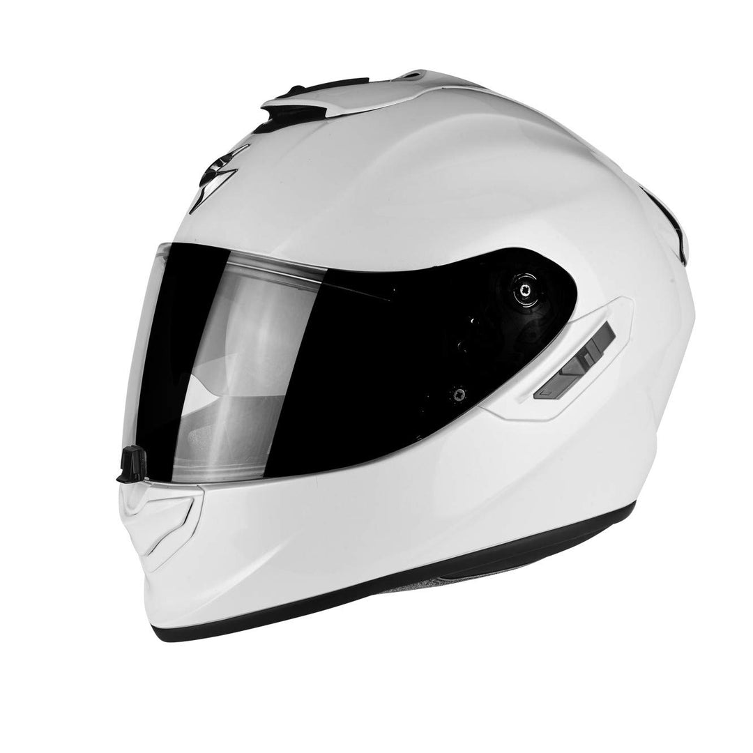 Scorpion Motorradhelm EXO-1400 AIR OLID Matt Schwarz S M durchsichtig, M durchsichtig