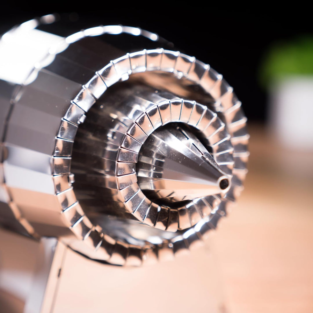 Metal-TIME Jet Engine Turbine, 3D Metall Puzzle, Jet Engine Assemble Model Kit, 3D Metall Modell DIY