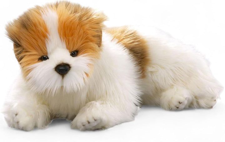 Carl Dick Biewer Yorkshire Terrier liegend, Hund, Plüschtier, Kuscheltier ca. 42cm 2260 Bt - Braun-w