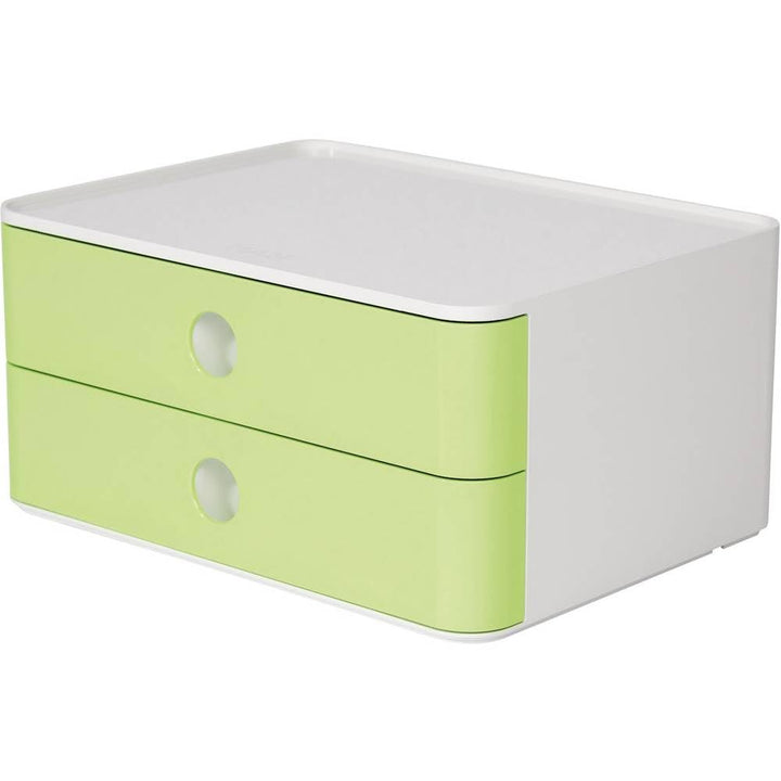 HAN Schubladenbox Allison SMART-BOX mit 2 Schubladen und Trennwand, Kabelführung, stapelbar, Utensil