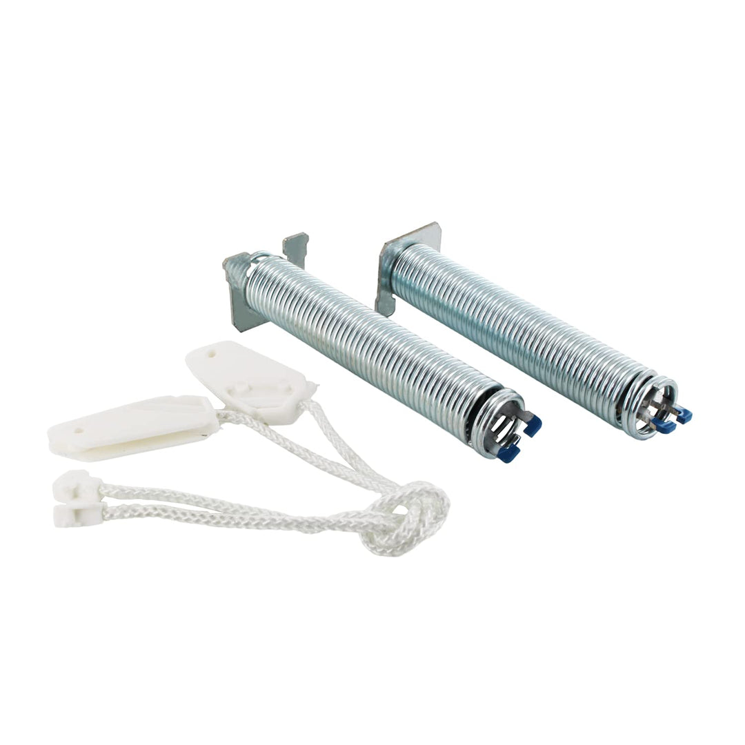 DL-pro 2x Türscharnierfeder Set Farbcode blau für Bosch Siemens 00754867 754867 Reparatursatz Seilzu