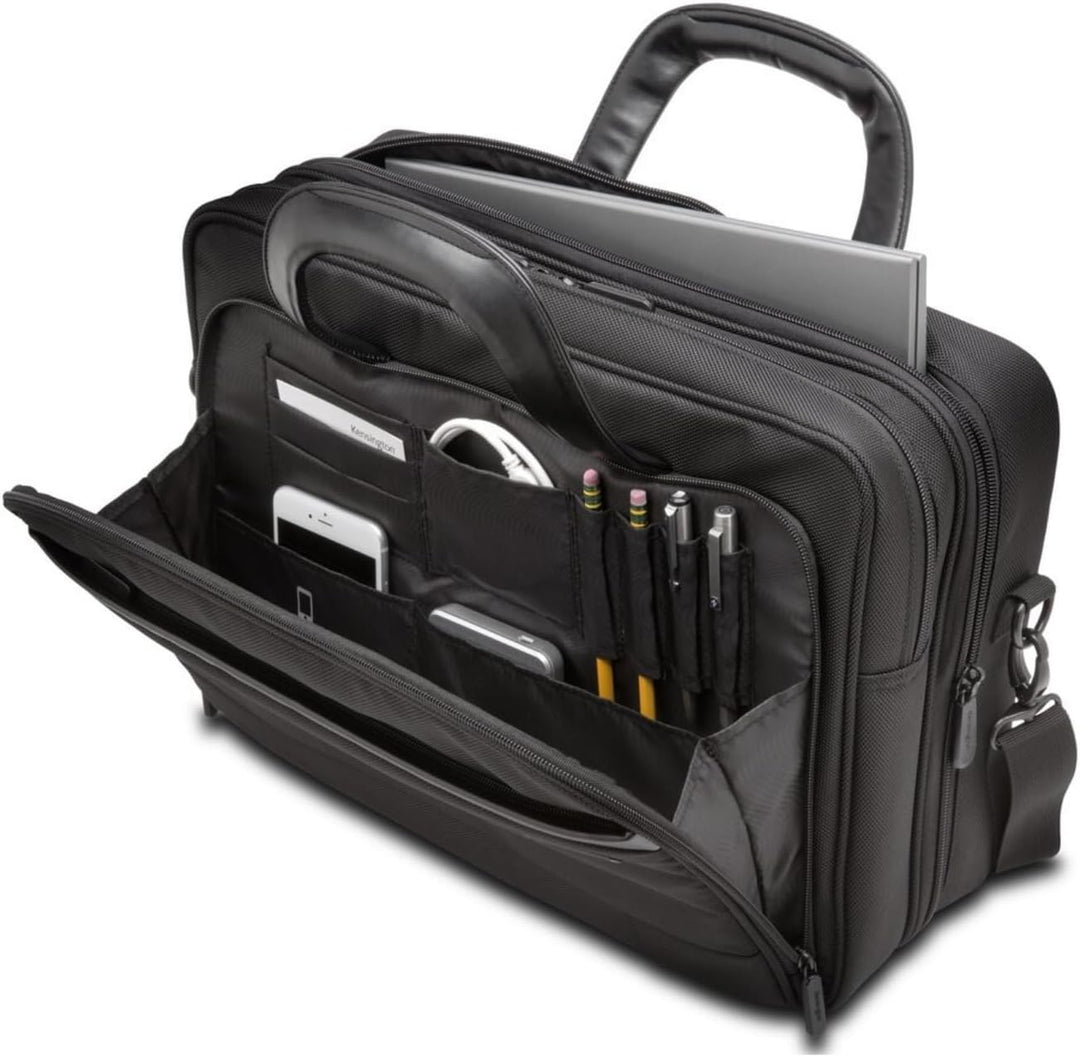 Kensington Business Laptop Aktentasche Contour 2.0, 15,6 Zoll, Umhängetasche für Damen und Herren, I