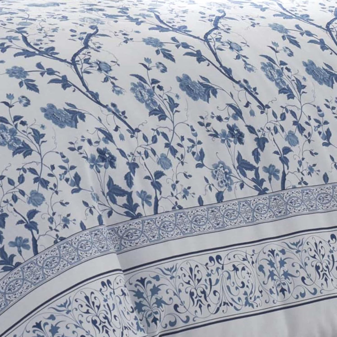 Laura Ashley Home Bettdecken-Set, Baumwolle, mit passenden Kissenbezügen und Bettrock, Elegante Wohn