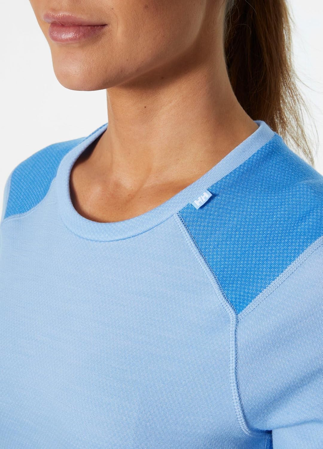 Damen Helly Hansen W Lifa Merino Midweight Crew, Helles Blau, S