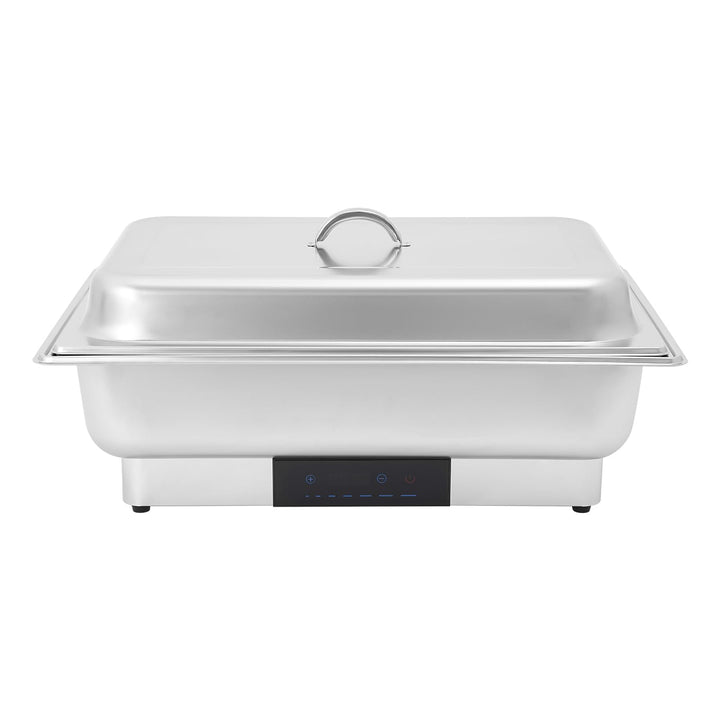 Speisenwärmer Buffetwärmer 9L, Warmhalteplatte Edelstahl Warmhaltebehälter Essen 600W Elektrischer C