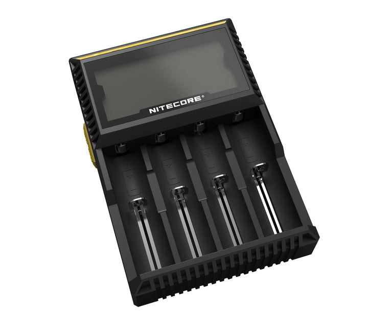 Nitecore Unisex-Adult D4 Ladegerät, Black, S
