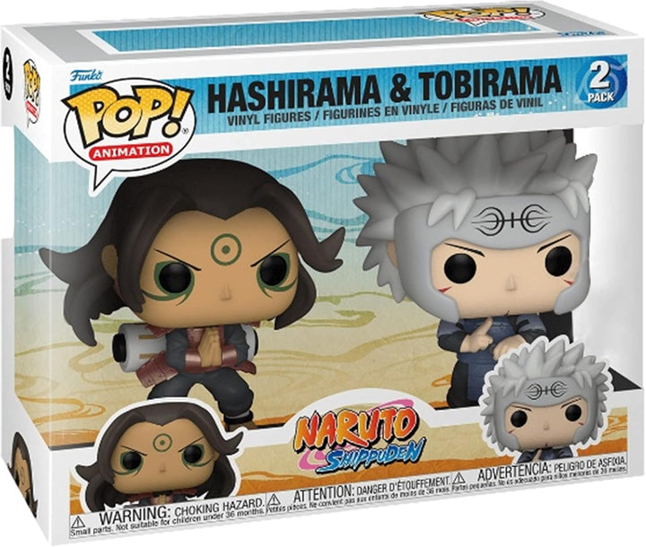 Funko Pop! Animation: Naruto - 2 Packung Hashirama & Tobirama - Naruto Shippuden - Vinyl-Sammelfigur
