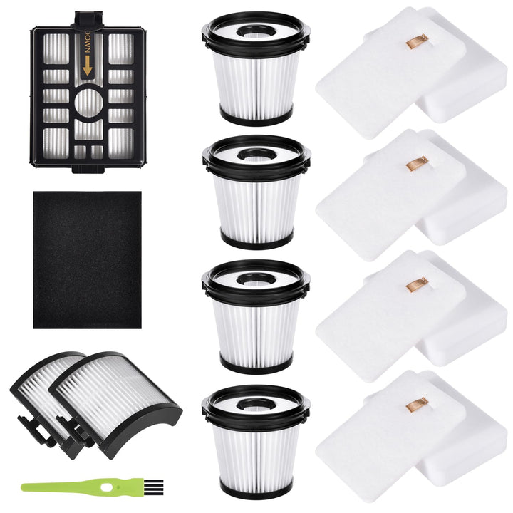 IW3611DE Replacement filters for Shark IW3611, IW1611 Detect Pro Vacuum Cleaner, 1 HEPA Filter, 1 Ba