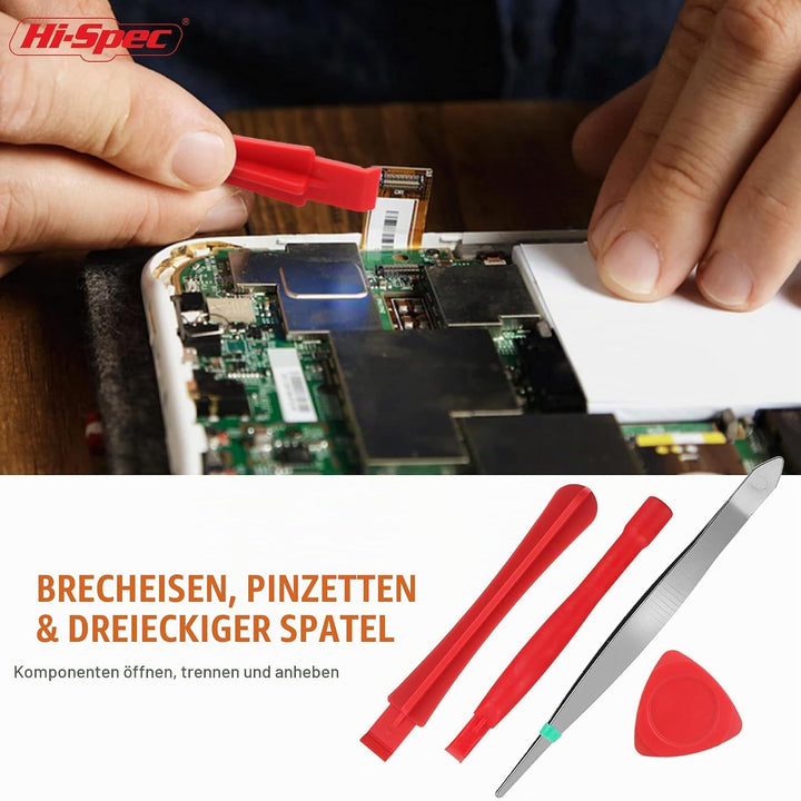 Hi-Spec 38-tlg. Computer- und Elektronik-Reparaturset. Präzisionsbits aus S2-Stahl, Schneidwerkzeuge