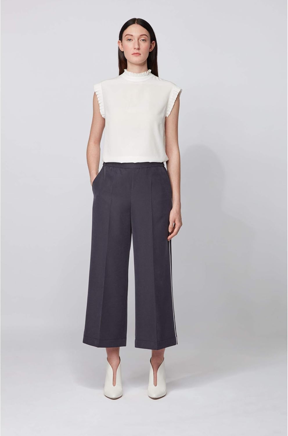 BOSS Damen Pants 32 Open Blue (466), 32 Open Blue (466)