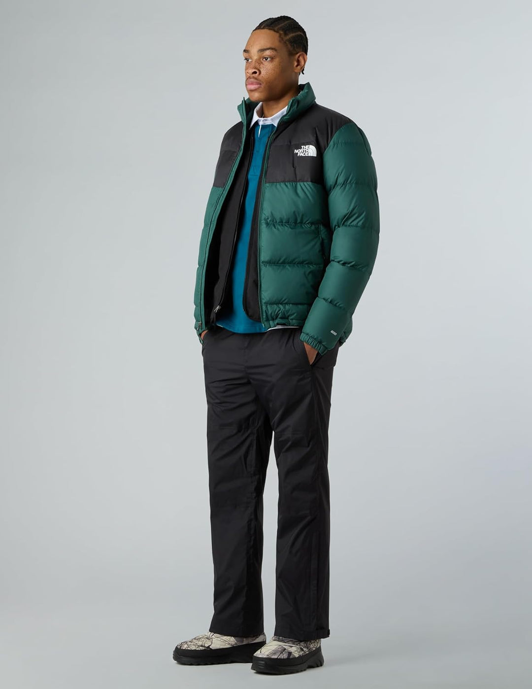 THE NORTH FACE - Herren Antora Regenhose - Wasserdicht, Atmungsaktiv - TNF Black-NPF S Tnf Black/Npf