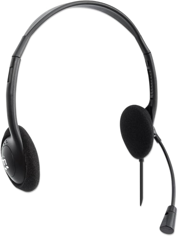 Manhattan Stereo USB-Headset On Ear, schwarz