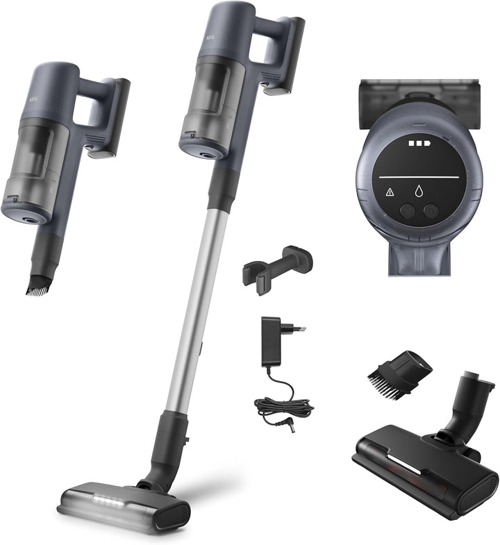 AEG 6000 Akku-Staubsauger / 103.000 U/Min / 175.000 dPa / Digitalmotor / Kabellos / bis zu 99 % Stau