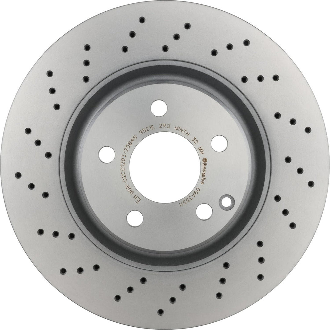 Brembo 09.A353.11 Vordere Bremsscheibe mit UV-Lackierung