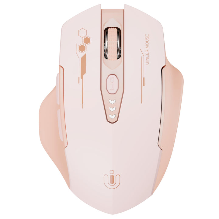 Uineer Bluetooth Maus, [aktualisiert] Maus kabellos Tri-Modus (BT 5.0/4.0+2,4 GHz), sichtbare Batter