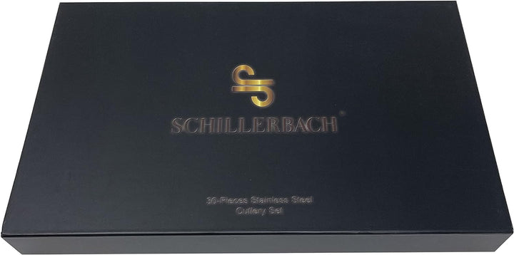 Schillerbach Rio Besteckset 30 teilig Edelstahl 18/10 Besteck für 6 Personen, rostfrei