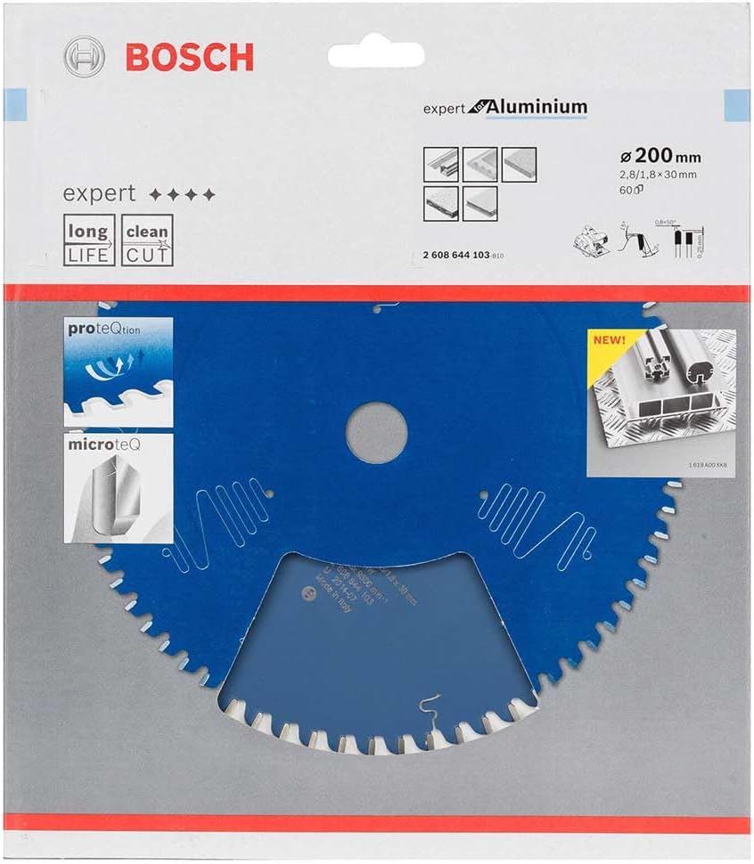 Bosch Professional 1x Kreissägeblatt Expert for Aluminium (für Aluminium, Sägeblatt Ø 200 x 30 x 2,8
