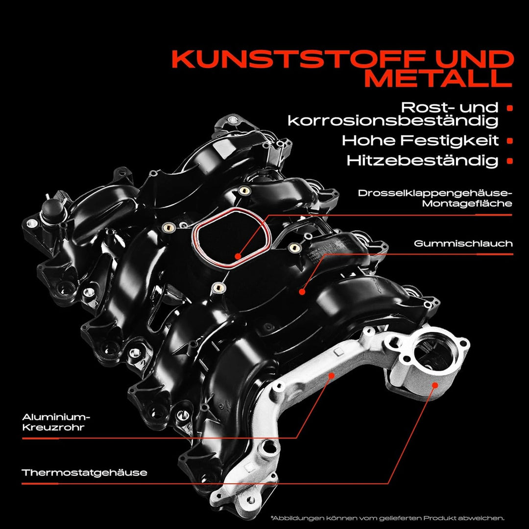 Ansaugbrücke Ansaugkrümmer für Sprinter 3-T 3,5-T 5-T 906 2.2L CDI OM646.986 2006-2016 A6460901637