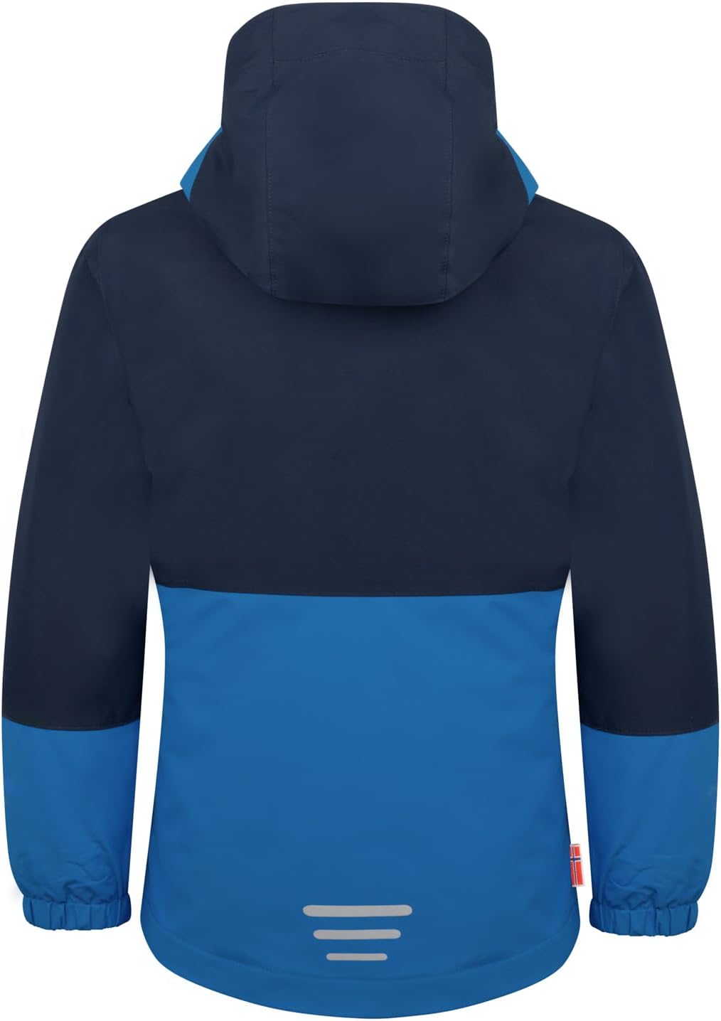 Trollkids wasserdichte atmungsaktive Kinder 3in1 Jacke mit verstellbarer Kapuze und Strickfleece-Inn