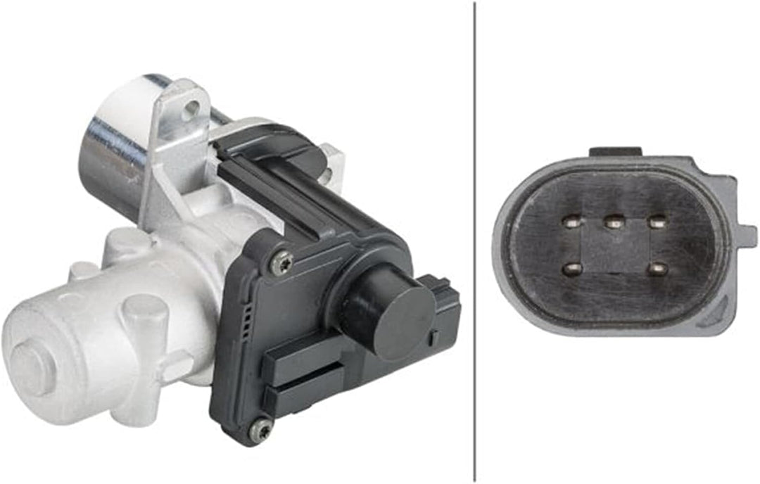 HELLA 6NU 010 171-741 AGR-Ventil - elektronisch - 5-polig - ohne Dichtung