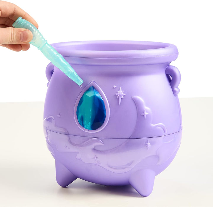 Magic Mixies Color Surprise Zauberkessel mit Plüschfigur, 6 verschiedenen Farbwechsel-Überraschungen