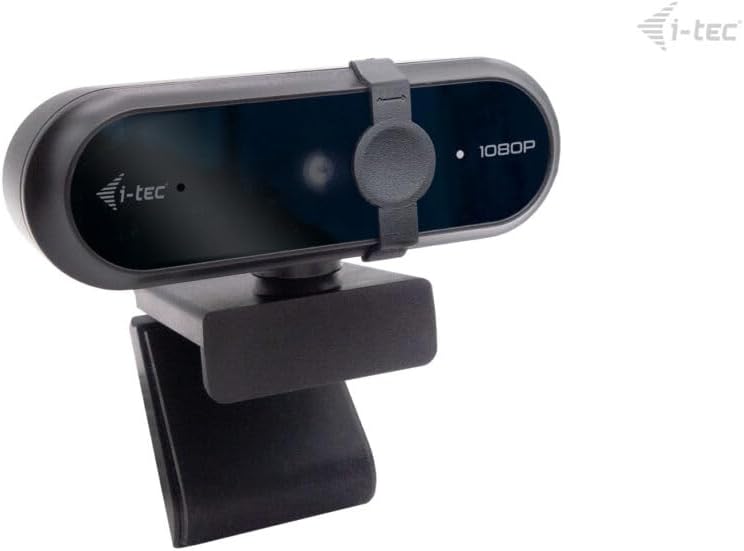 i-tec Solomon 100 Webcam 1080p mit Fester Fokus, Automatische Bildoptimierung und Integrierte Datens