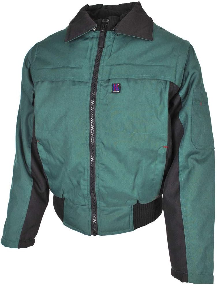 KÜBLER WEATHER 3-in-1 Pilotenjacke (mit Steppweste) schwarz, Grösse 4XL, Unisex-3-in-1 Pilotenjacke