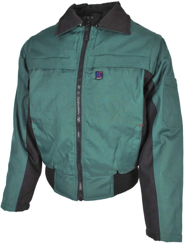 KÜBLER WEATHER 3-in-1 Pilotenjacke (mit Steppweste) schwarz, Grösse 4XL, Unisex-3-in-1 Pilotenjacke