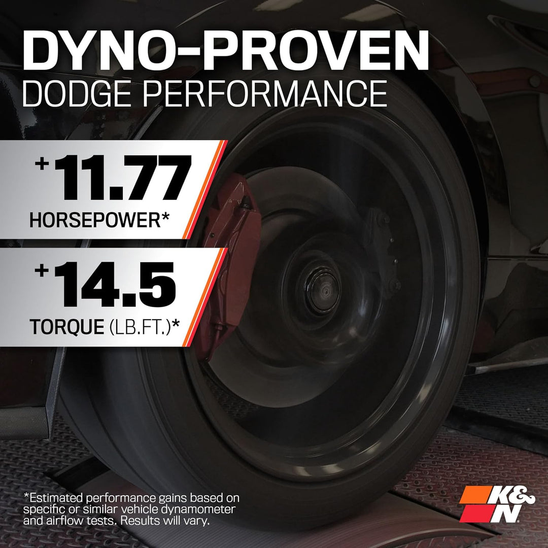 K&N 63-1114 Waschbarer und wiederverwendbarer KFZ Hochleistungsluftfiltersystem, Rot