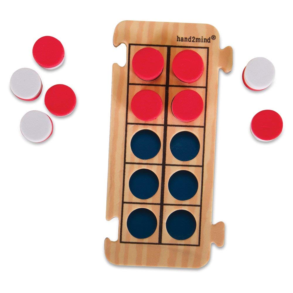 Learning Resources 4er-Set 10er-Rahmen „Rechenrahmen“ aus Schaumstoff, Schaum