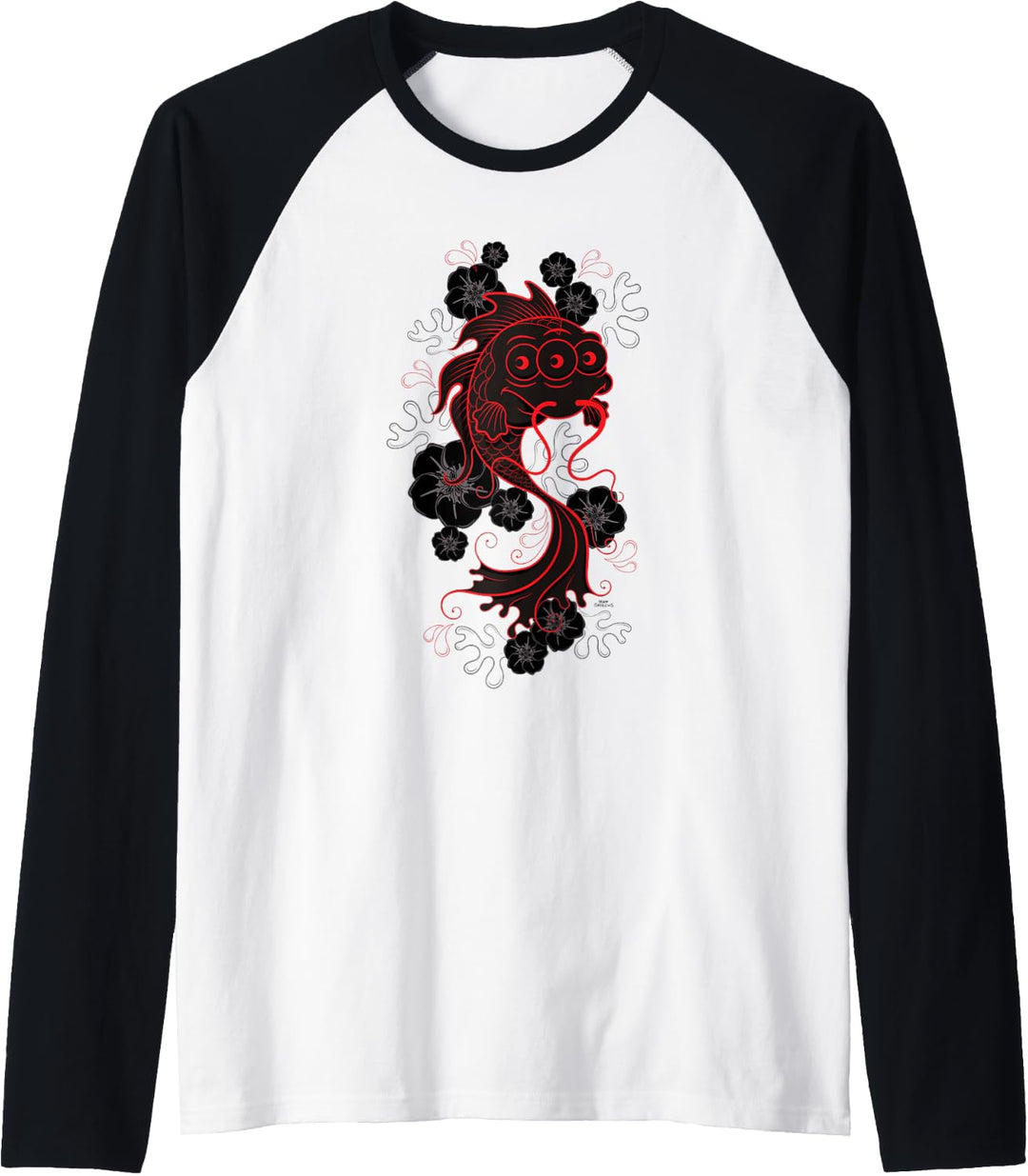 The Simpsons Blinky the Koi Fish Raglan