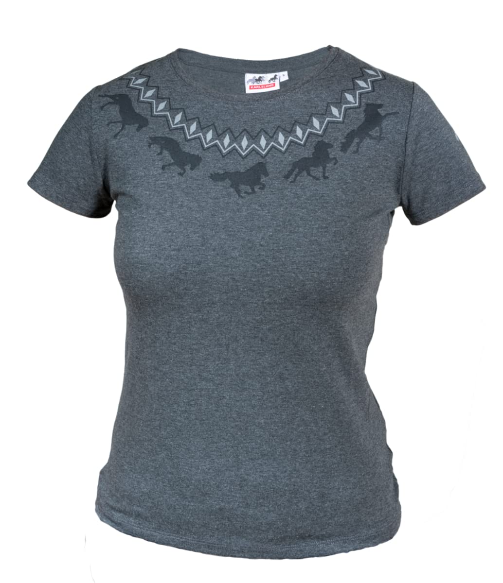 Karlslund Gæðingur T-Shirt S Gray, S Gray