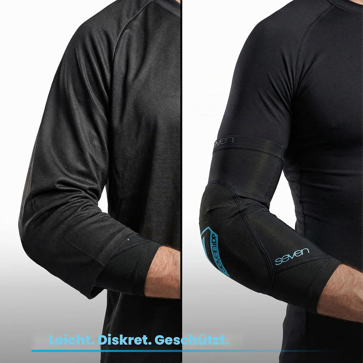 Seven iDP 7iDP Transition Ellbogenschützer – Leichter &amp; Flexibler Schutz S schwarz-blau, S schwarz-b