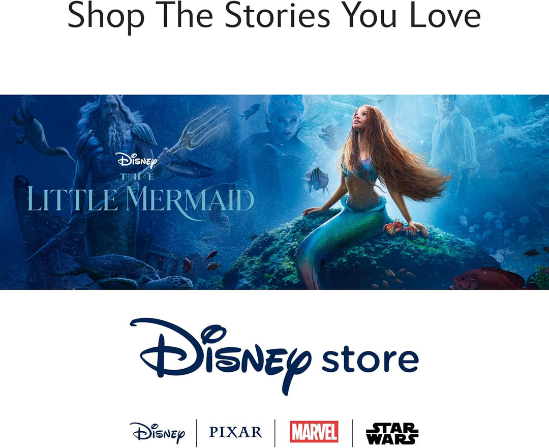 Disney Store Official - Disney Junior Arielle - Deluxe-Figurenspielset - 9 Teile - 10 cm/3,9" - Meer