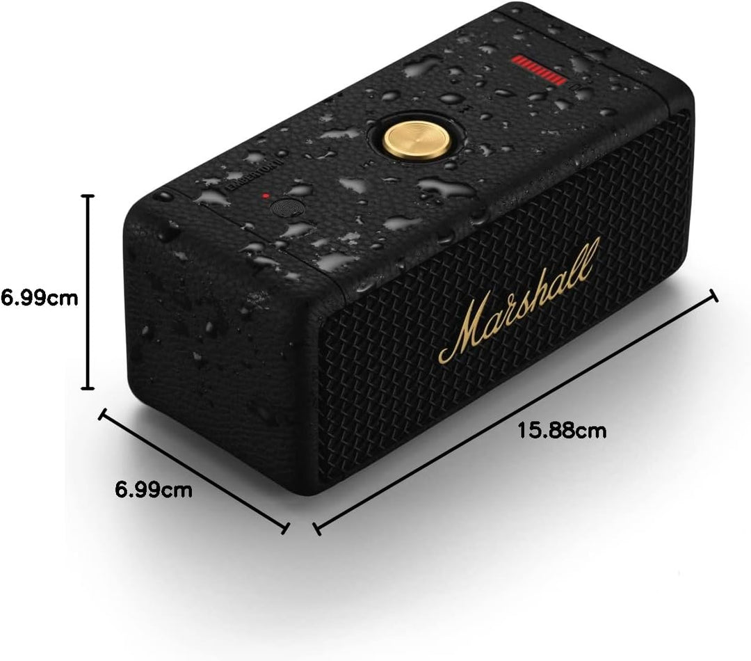 Marshall Emberton II Bluetooth Tragbarer Lautsprecher, Kabelloser, Wasserabweisend - Schwarz und Mes