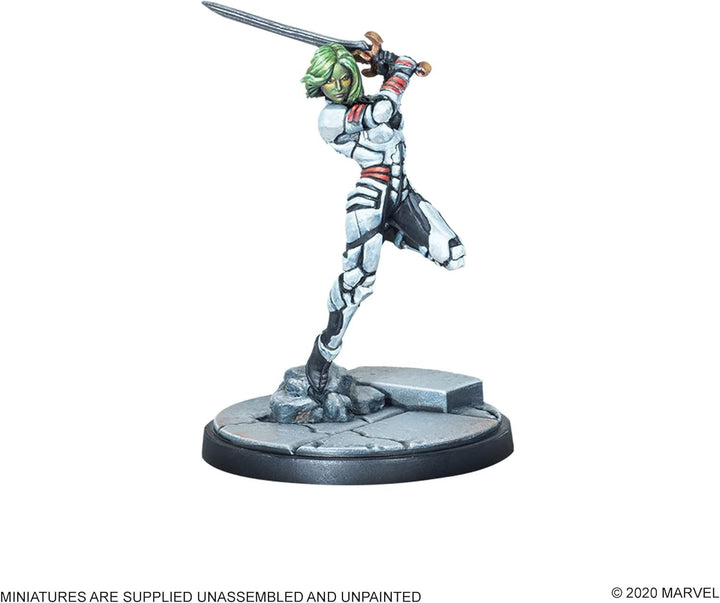 Atomic Mass Games , Marvel Crisis Protocol: Character Pack: Gamora and Nebula, Miniatures Game, Ages