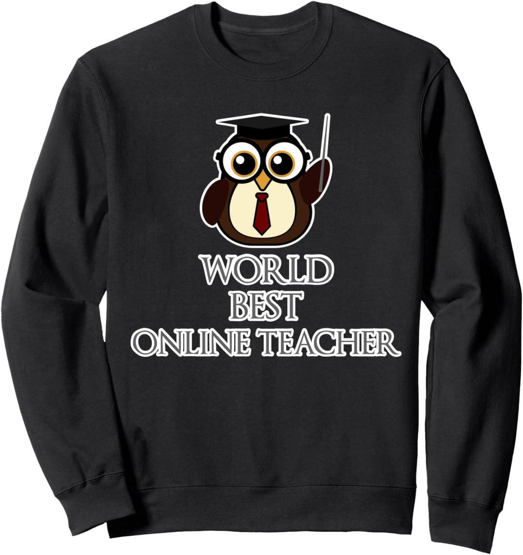 Weltweit beste Online-Lehrer ESL Englisch Unterrichten Job Sweatshirt