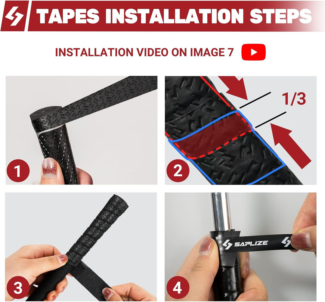 SAPLIZE Golf-Griffbänder, 3 oder 15 Stück, klebrige PU-Overgrip-Klebebänder, neue Regrip-Lösung für