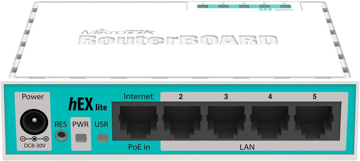 MikroTik RB750R2 RouterBOARD 750r2, hEX Lite