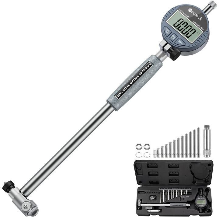 Neoteck Bohrungslehre Messuhr Set 50-160 mm Innendurchmesser Messuhr Aluminiumlegierung Hohe Präzisi
