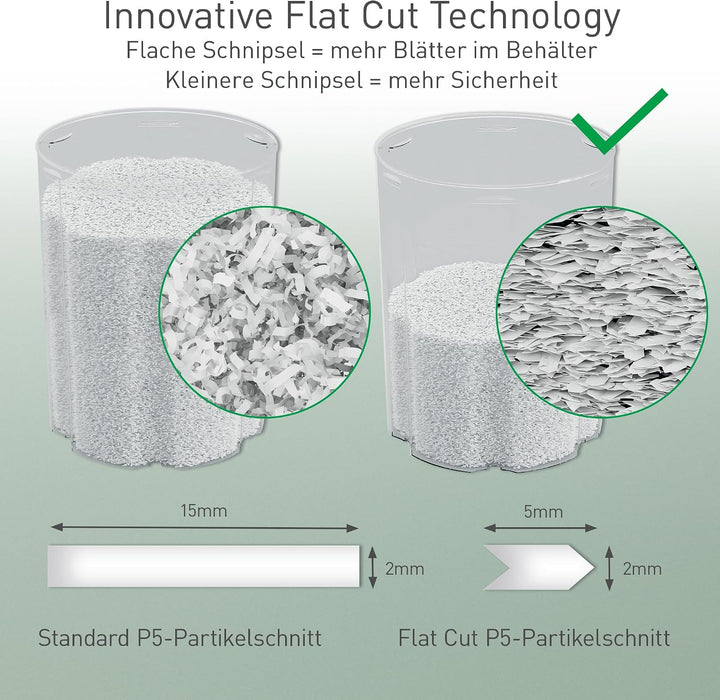 Leitz IQ OptiMax Autofeed 200 Aktenvernichter P5, 200 Blatt 200 Blatt P5 Mikroschnitt, 200 Blatt P5