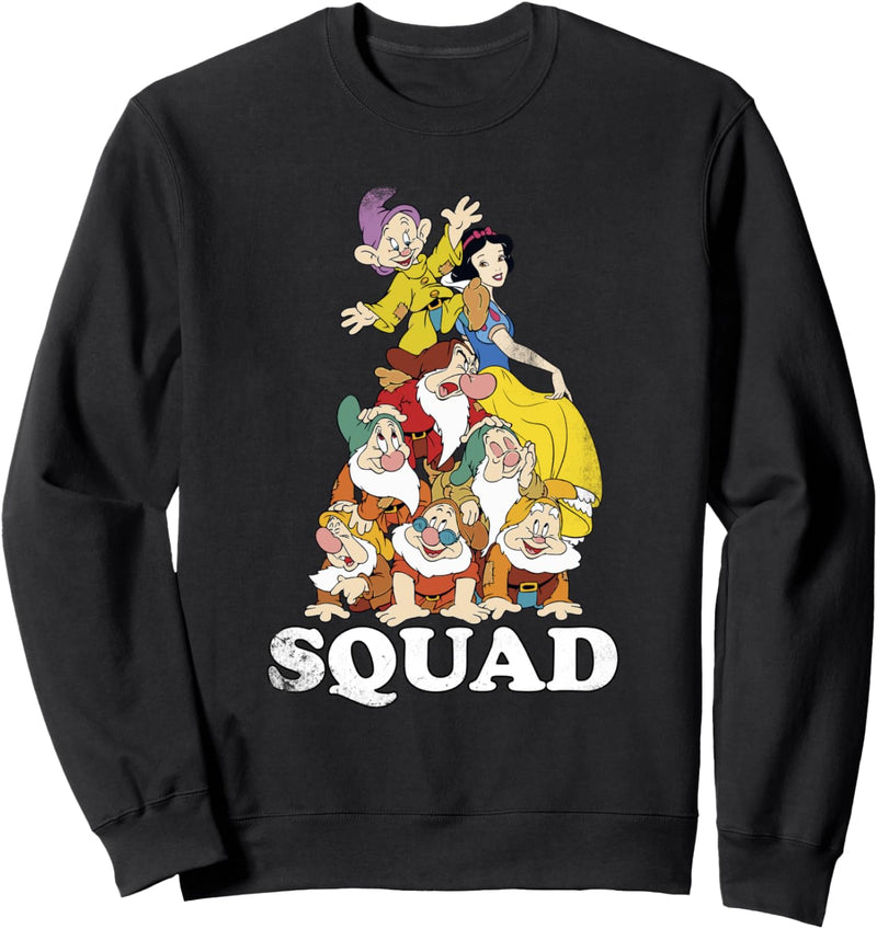 Disney Snow White Seven Dwarves Squad Pile Sweatshirt