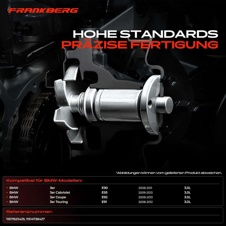 Frankberg Wasserpumpe Kompatibel mit 3er E90 3.0L 2008-2011 3er Cabriolet E93 3.0L 2009-2013 3er Cou