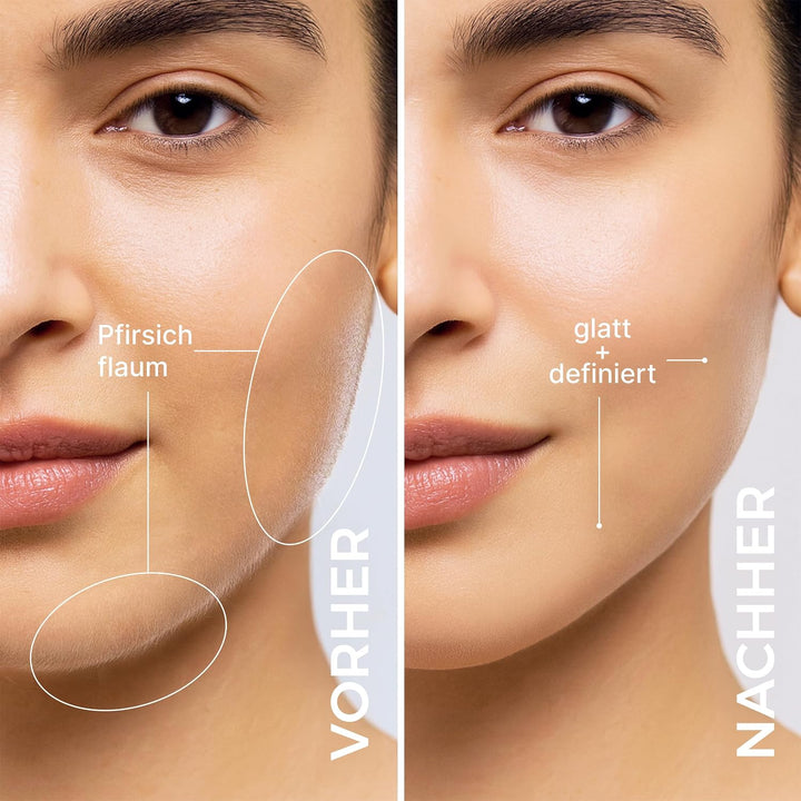 ZOMCHI Augenbrauenrasierer, Gesichtsrasierer für Damen und Herren, Augenbrauen-Trimmer-Former mit Pr