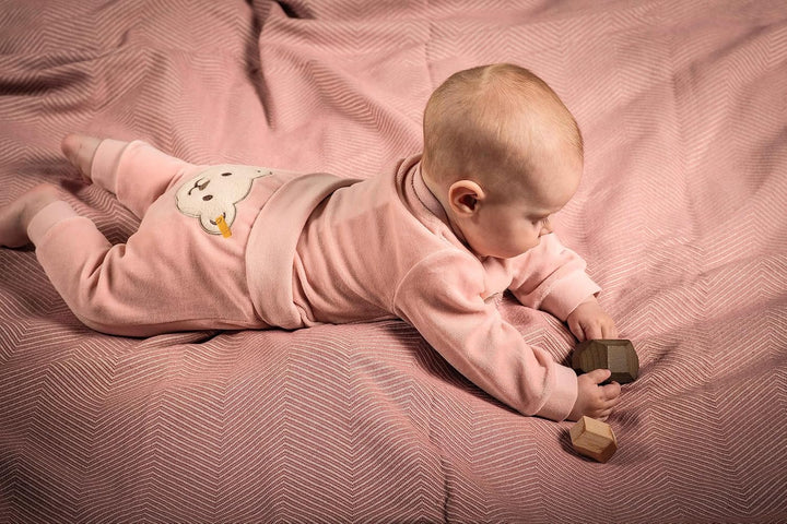 Steiff Unisex Baby Sweatshirt Ohne Kapuze Sweatshirt 50 Silver Pink, 50 Silver Pink